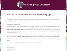 Tablet Screenshot of naturheilpraxis-vollbrecht.de